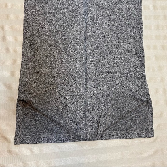 Clara Sun Woo Gray Knit Open Cardigan Sweater Pockets Size Small Knee Length - Picture 11 of 13